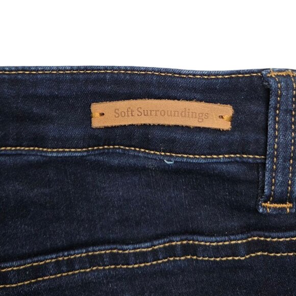 Soft Surroundings Skinny Jeans Womens 10 High Rise Ultimate Denim - Picture 8 of 9